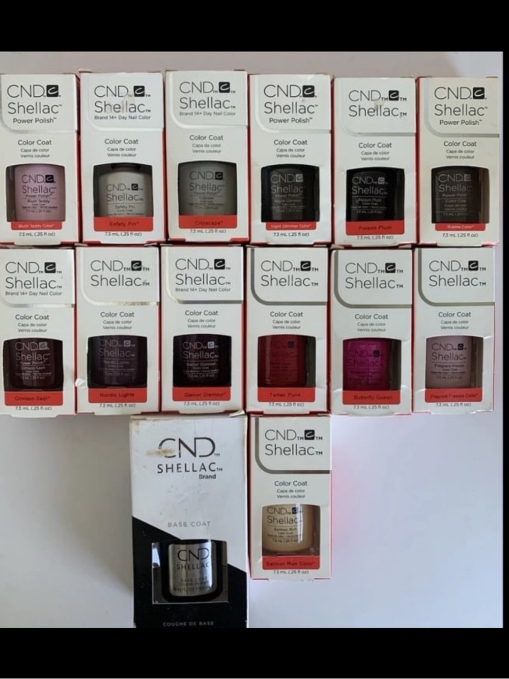CND Shellac Nail Polish Power Polish lot